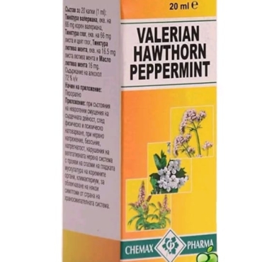 Valerian Hawthorn Peppermint Herb Mix